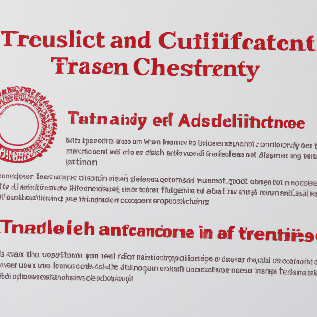 Certificate of Trust: ​How ⁣It ⁤Differs from a Declaration ⁣of Trust